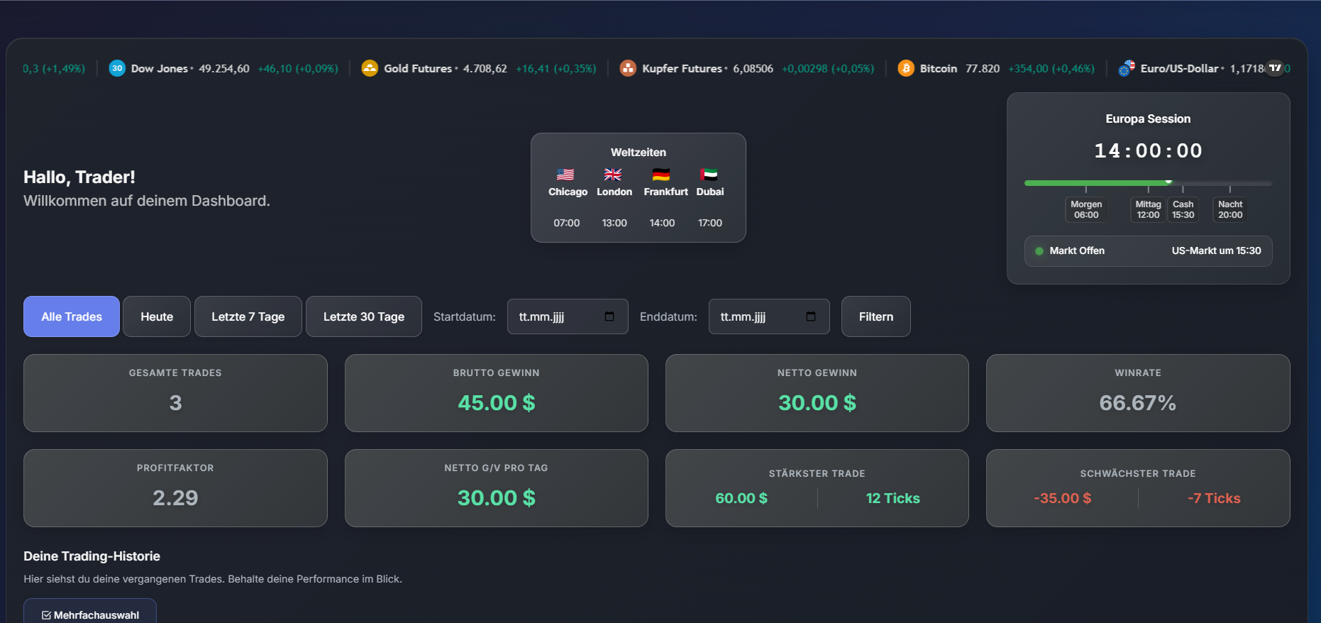 Navigator Plattform Vorschau